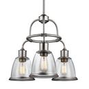 Feiss Satin Nickel 75W 3-Light Medium E-26 Base Incandescent Chandelier 