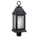 Visual Comfort & Co. Studio Dark Weathered Zinc 23-5/8 x 8-1/2 in. 1-Light Outdoor Post 