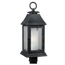 Visual Comfort & Co. Studio Dark Weathered Zinc 23-5/8 x 8-1/2 in. 1-Light Outdoor Post 