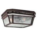 Feiss Weathered Chestnut 75W 2-Light Medium E-26 Incandescent and Integrated LED Outdoor Ceiling Light 