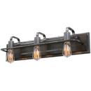Varaluz Steel 100W 3-Light Vanity Fixture 