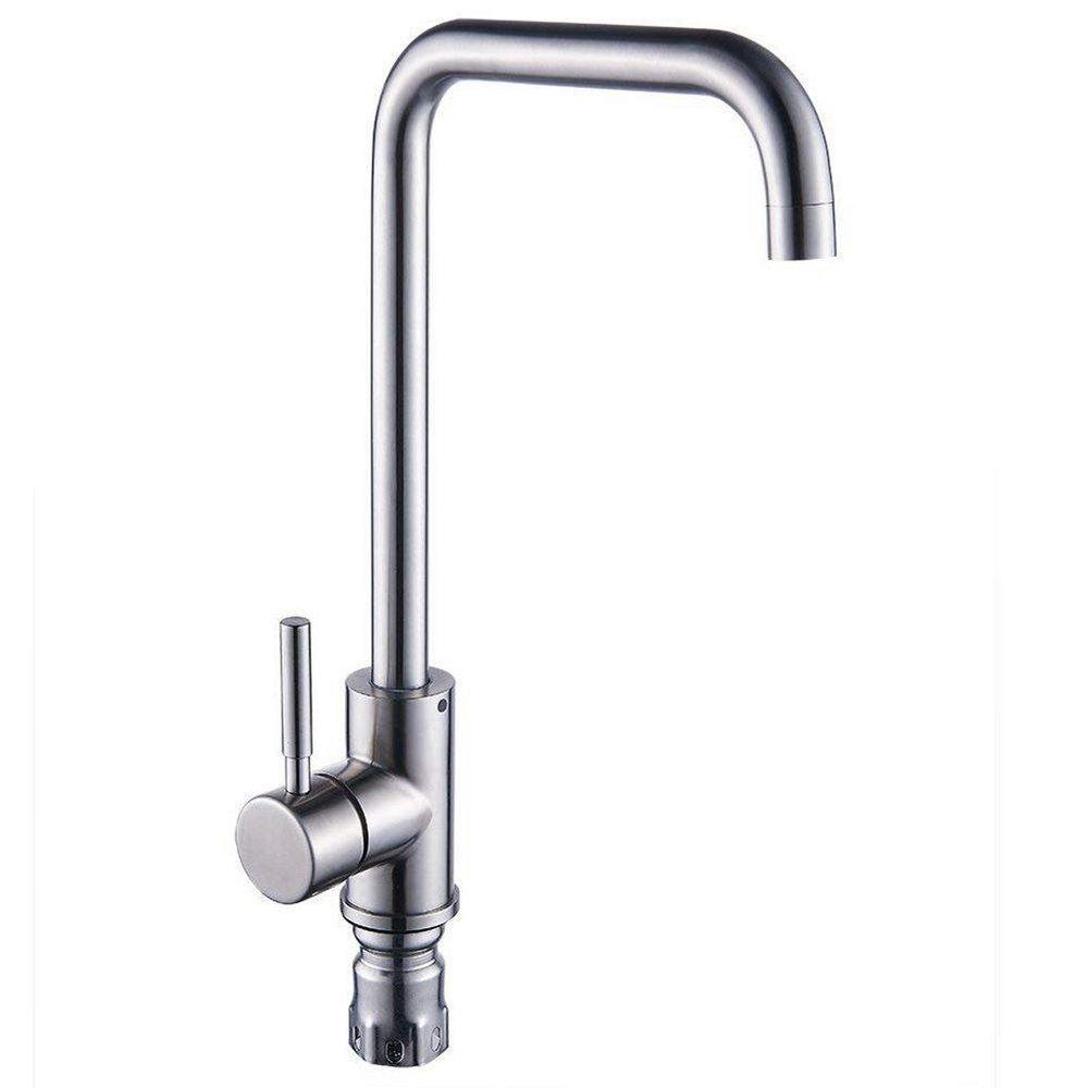 GROHE Polished Chrome Single Handle Kitchen Faucet 