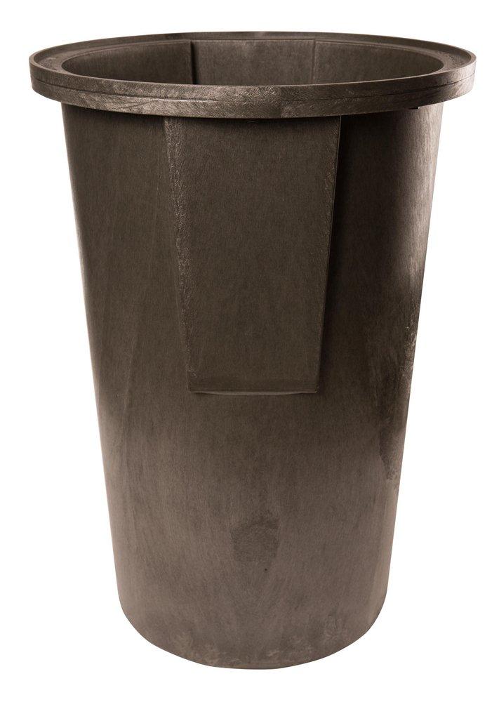 TOPP Black 18 x 22 in. Undrilled Basin 