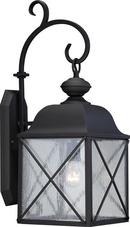 NUVO Textured Black 25-1/4 in. 100W Wall Mount Medium Lantern 