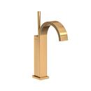 Bathroom Sink Faucet in Uncoated Polished Brass - Living 