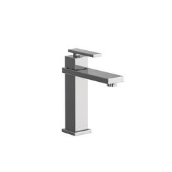 Single Handle Monoblock Bathroom Sink Faucet in Polished Chrome