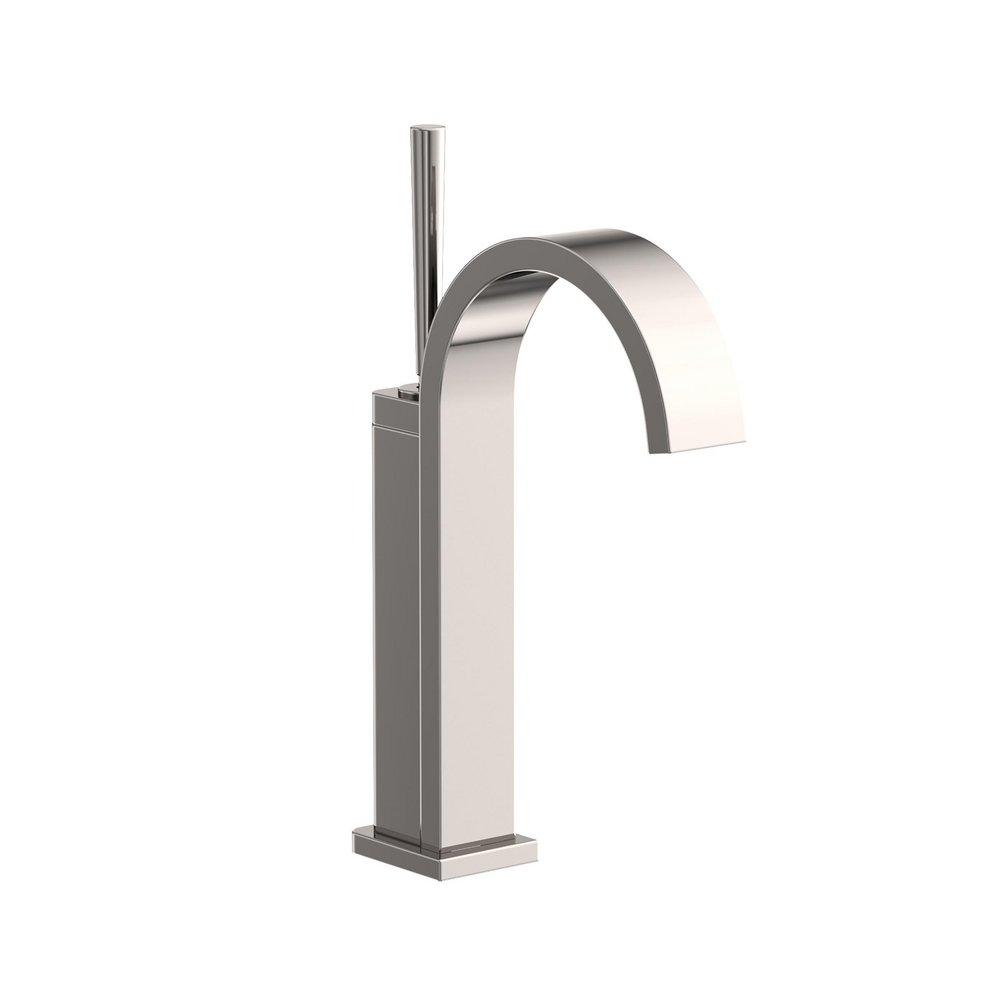 Newport Brass Polished Nickel - Natural Single Handle Monoblock Bathroom Sink Faucet 