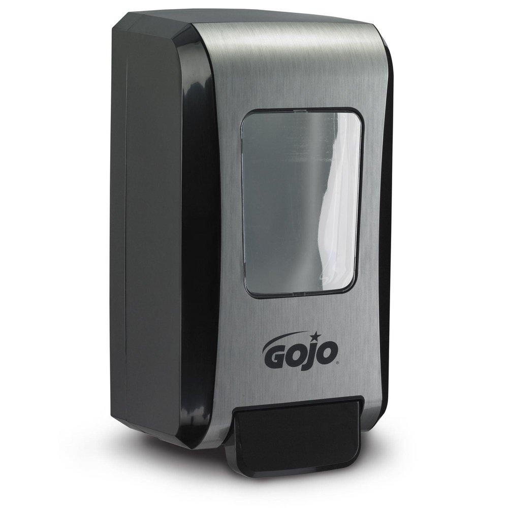 GOJO Polished Chrome/Black High Capacity Foam Soap Dispenser 