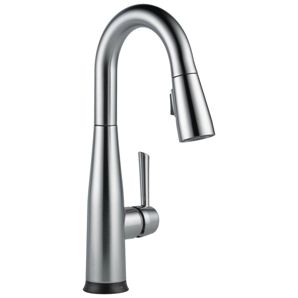 Delta Faucet Arctic Stainless Single Lever Handle Bar Faucet 