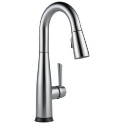 Single Handle Pull Down Bar Faucet in Arctic Stainless