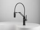Brizo Matte Black Single Handle Pull Down Kitchen Faucet 