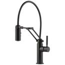 Brizo Matte Black Single Handle Pull Down Kitchen Faucet 