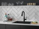 Delta Faucet Matte Black Single Handle Pull Down Bar Faucet 