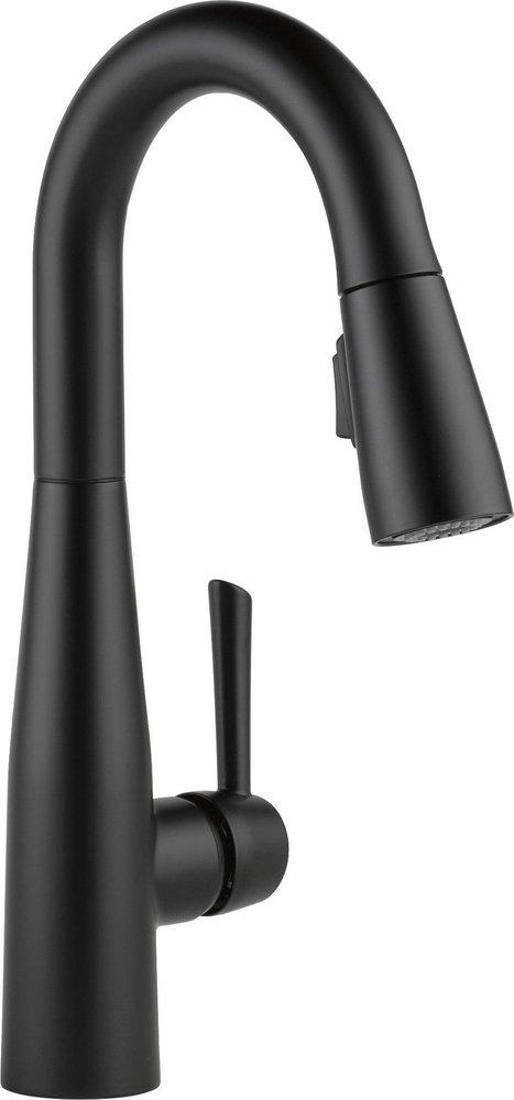 Delta Faucet Matte Black Single Handle Lever Bar Faucet 