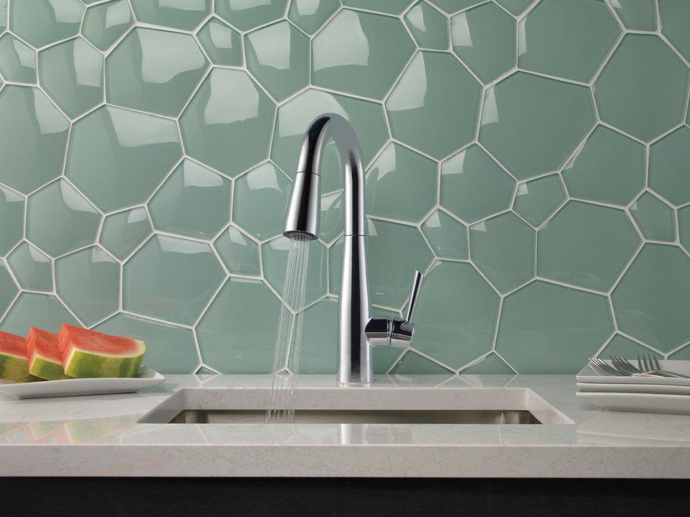 Delta Faucet Matte Black Single Handle Pull Down Bar Faucet 
