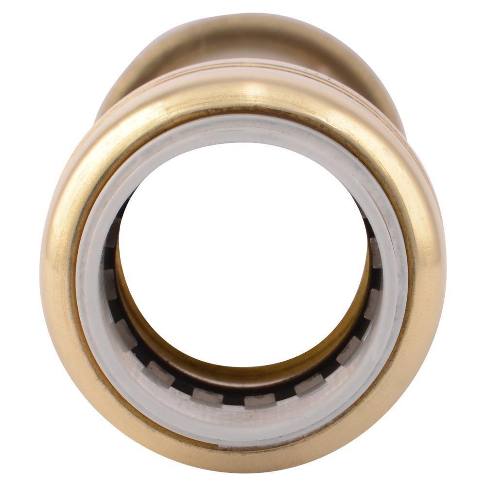 SharkBite&reg; Natural Brass PVC Slip Repair Straight Coupling 