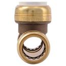 SharkBite&reg; Natural Brass CTS x PVC Brass Straight Transition Fitting 