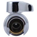 SharkBite&reg; Polished Chrome Push x Compression x Compression Lever Handle Angle Supply Stop Valve in Chrome Plated 