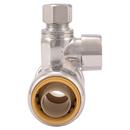 SharkBite&reg; Polished Chrome Lever Handle Straight Supply Stop Valve in Polished Chrome 