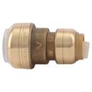 SharkBite&reg; Natural Brass CTS x PVC Transition Straight Coupling 