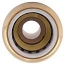 SharkBite&reg; Natural Brass CTS x PVC Transition Straight Coupling 