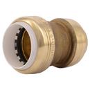 SharkBite&reg; Natural Brass CTS x PVC Transition Straight Coupling 