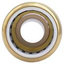 SharkBite&reg; Natural Brass CTS x PVC Transition Straight Coupling 