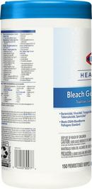 Clorox White Germicidal Wipe with Bleach 