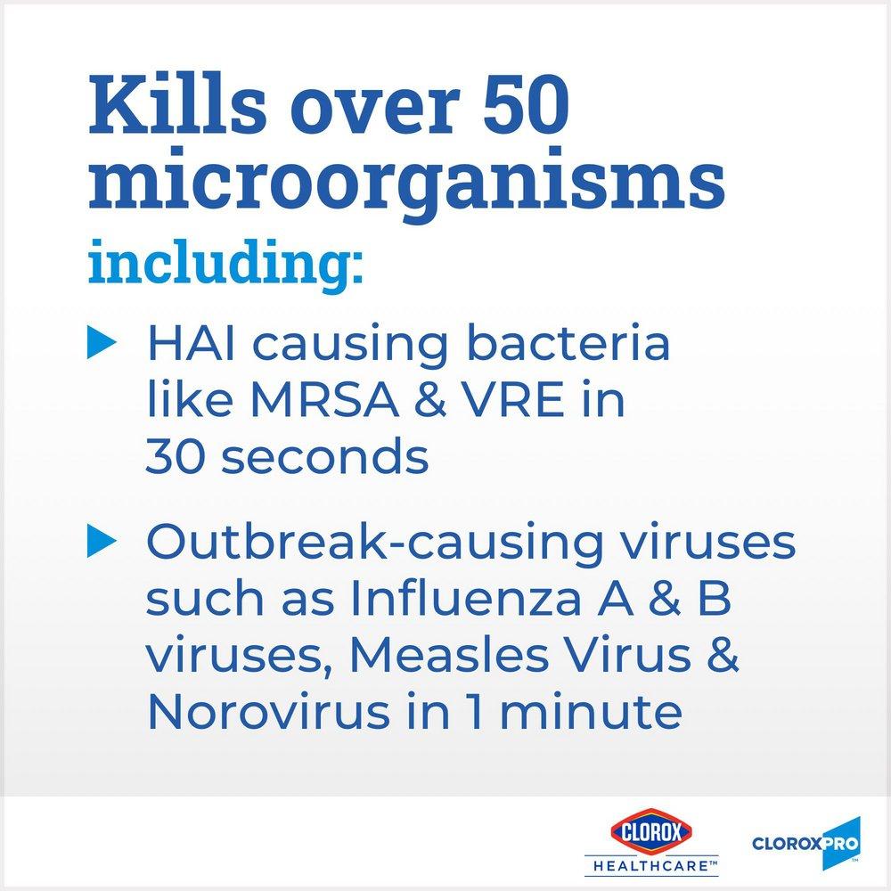 Clorox White Germicidal Wipe with Bleach 