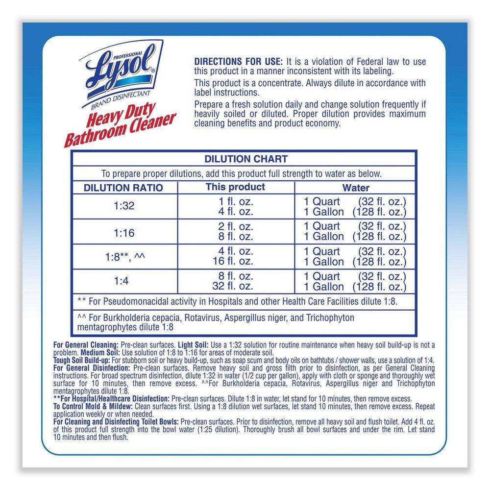 Lysol&reg; Blue Bathroom Disinfectant Cleaner 