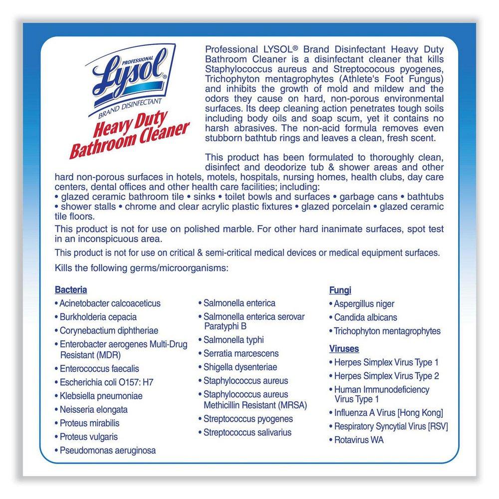 Lysol&reg; PRO Blue Bathroom Disinfectant Cleaner 