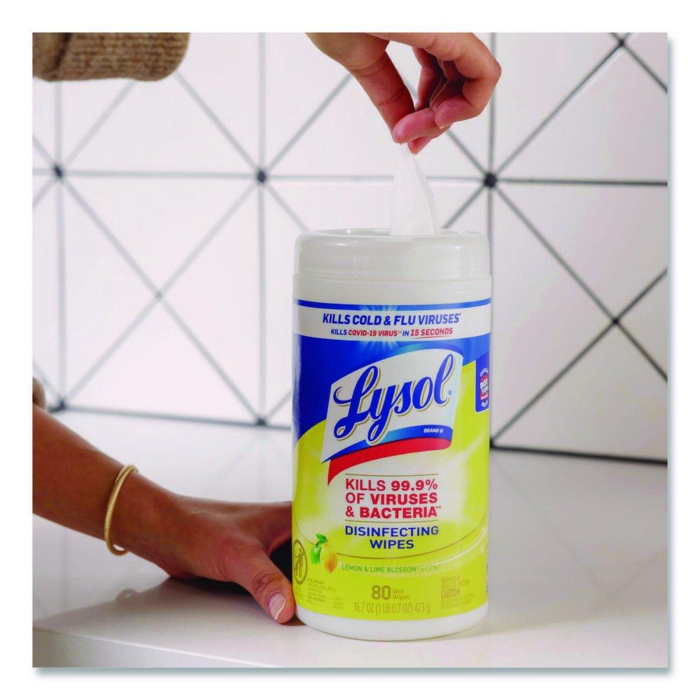 Lysol&reg; White Disinfecting Wipe 