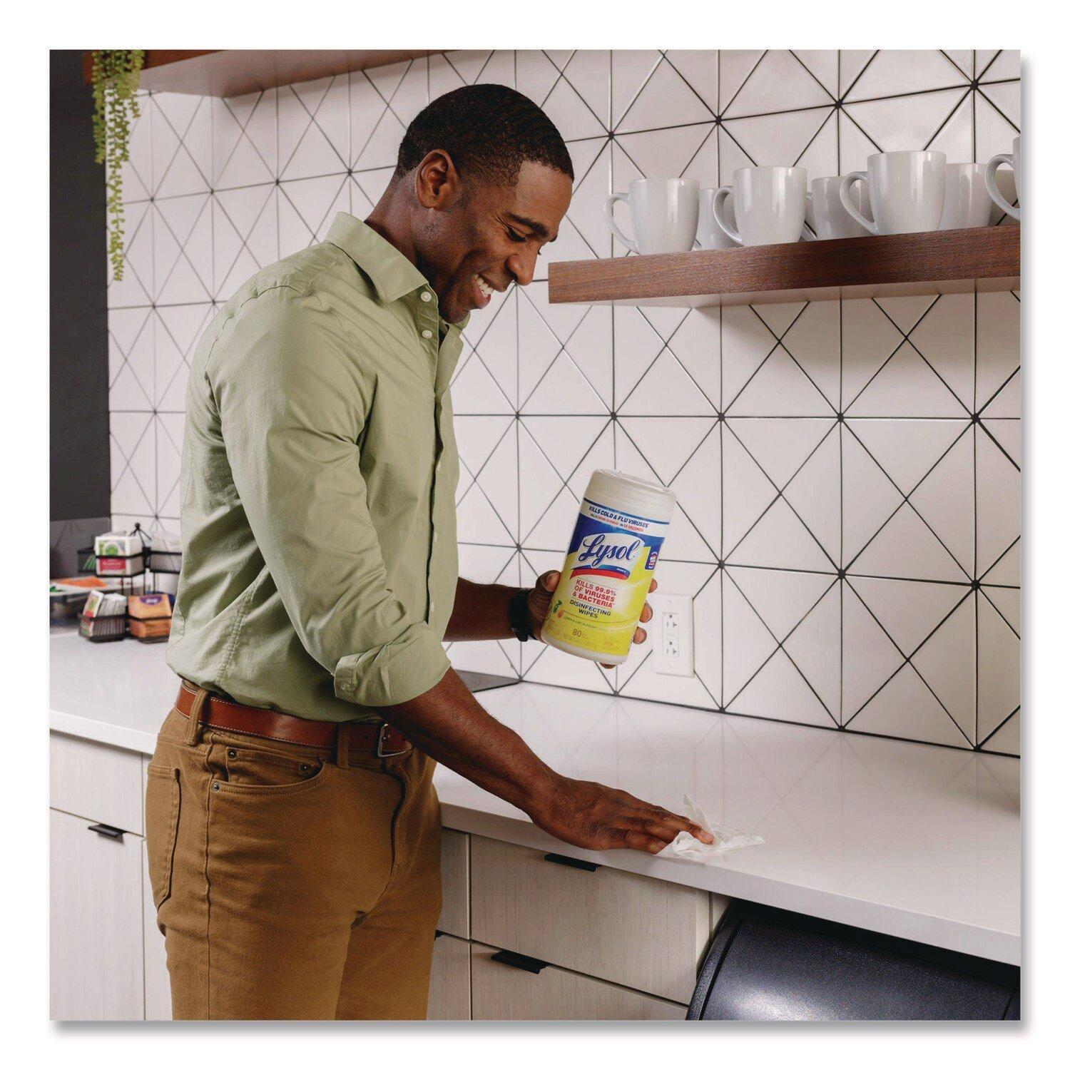 Lysol&reg; White Disinfectant Wipes (80 Sheets) 