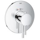 Thermostatic Trim with Control Module and Double Lever Handle in Starlight Polished Chrome