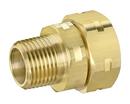 1/2 in. MNPT Adapter CA360 Brass Flexible Gas Pipe Straight Fitting
