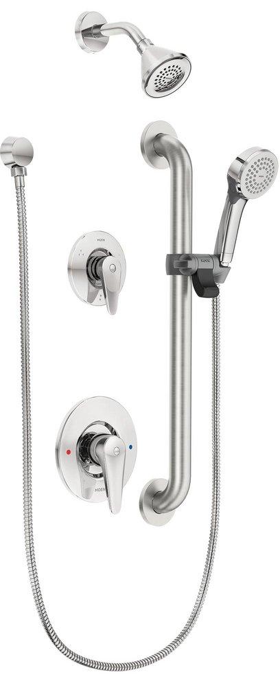 Moen Chrome/Stainless 2.5 gpm Wall Mount Hand Shower with Single Lever Handle 