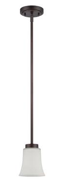 Craftmade Aged Bronze Brushed 100W 1-Light Medium E-26 Incandescent Downrod Only Mini Pendant 