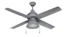 Craftmade Aged Galvanized 52 in. Ceiling Fan with Blades and Light 