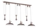 Craftmade Tarnished Silver 100W 3-Light Medium E-26 Incandescent Chain Hung Pulley Pendant 