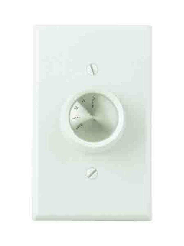 Craftmade White 4-Speed Rotary Fan Control 