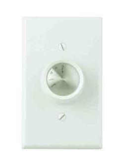 4-Speed Rotary Fan Control in White