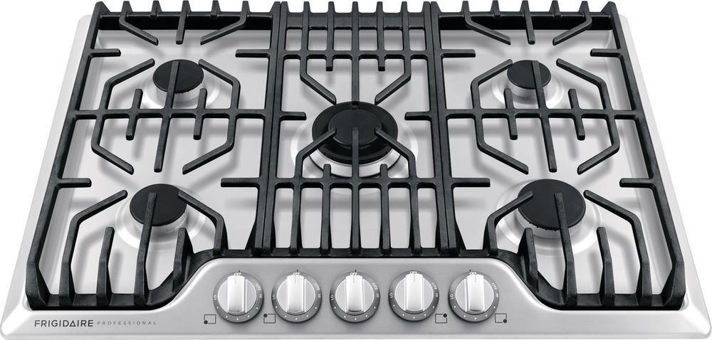 Frigidaire Stainless Steel 5 Burner Sealed Cooktop in Stainless Steel 