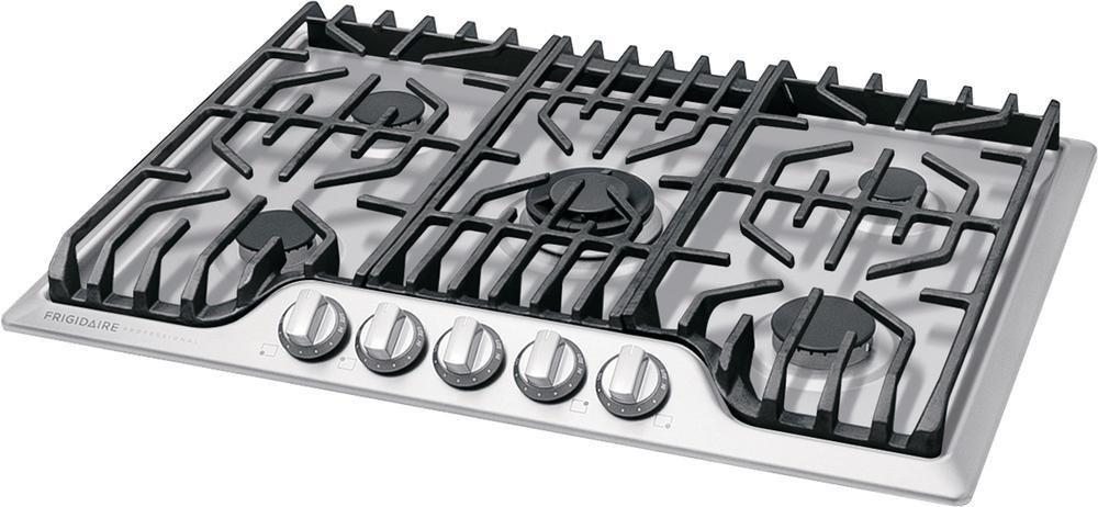 Frigidaire Stainless Steel 5 Burner Sealed Cooktop in Stainless Steel 