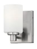 Hinkley Brushed Nickel 1-Light Bath Vanity Wall Light 