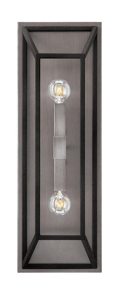 Hinkley Aged Zinc 2-Light 60W Wall Sconce 