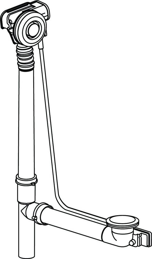 Duravit Polished Chrome Plastic Cable Drain 