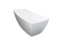 JACUZZI&reg; White/Chrome 67 x 31 in. Freestanding Bathtub with End Drain 