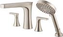 Two Handle Roman Tub Faucet in Brushed Nickel Trim Only
