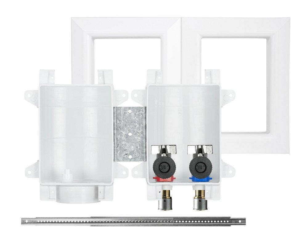 Sioux Chief White Washing Machine Outlet Box with Frame 