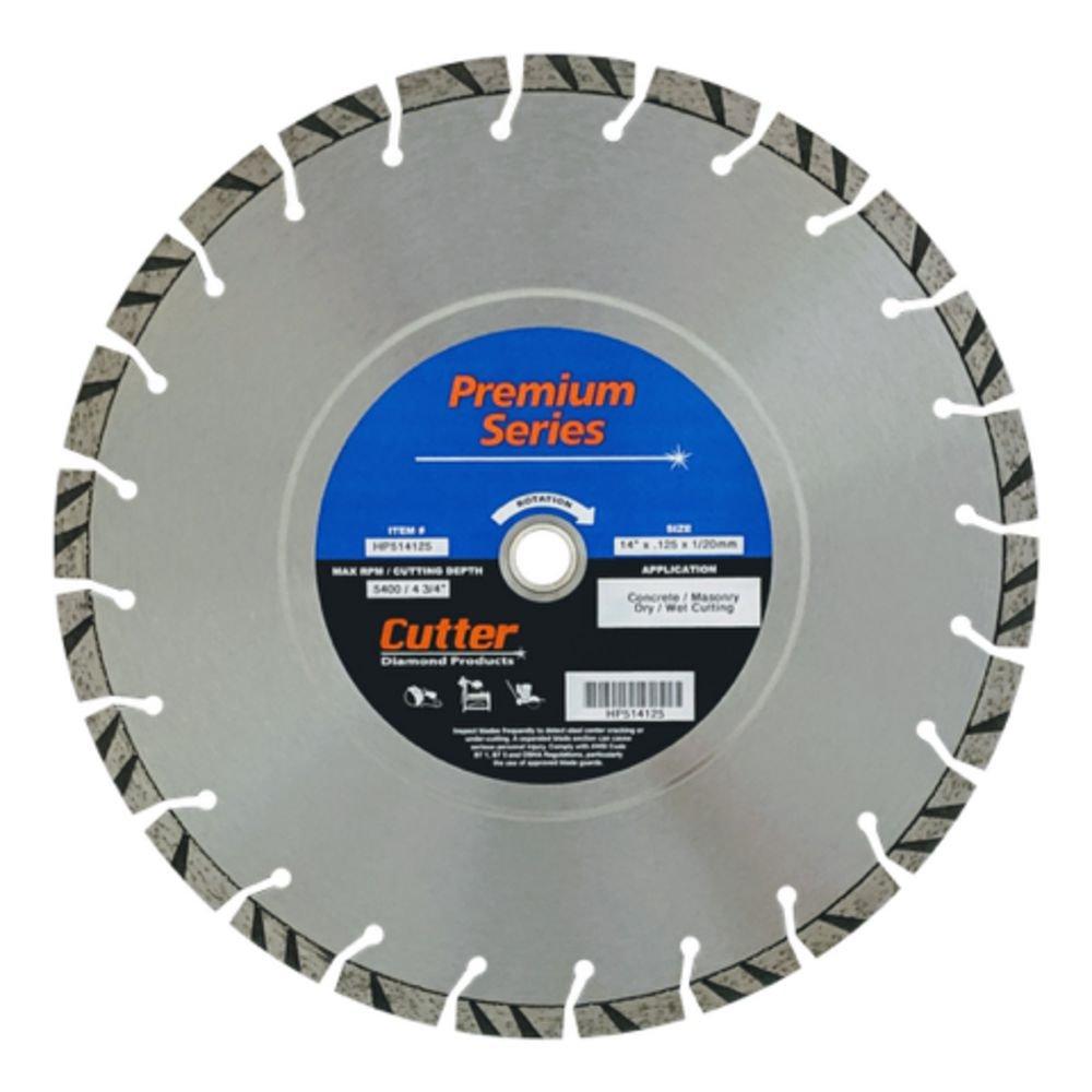 Cutter Diamond Products Reinforced Concrete, Concrete Pipe, Pavers and Masonry Cement Cutter Blade 